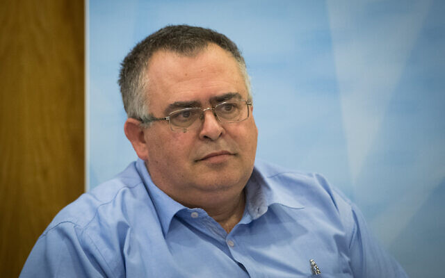 Le député du Likud David Bitan lors d'une commission à la Knesset, à Jérusalem, le 31 juillet 2019. (Yonatan Sindel/Flash90)