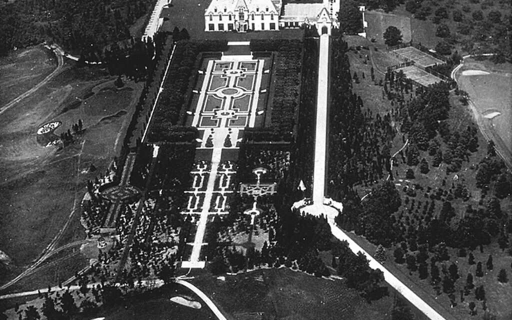 La propriété d'Otto Hermann Kahn vu du ciel. (Domaine public)