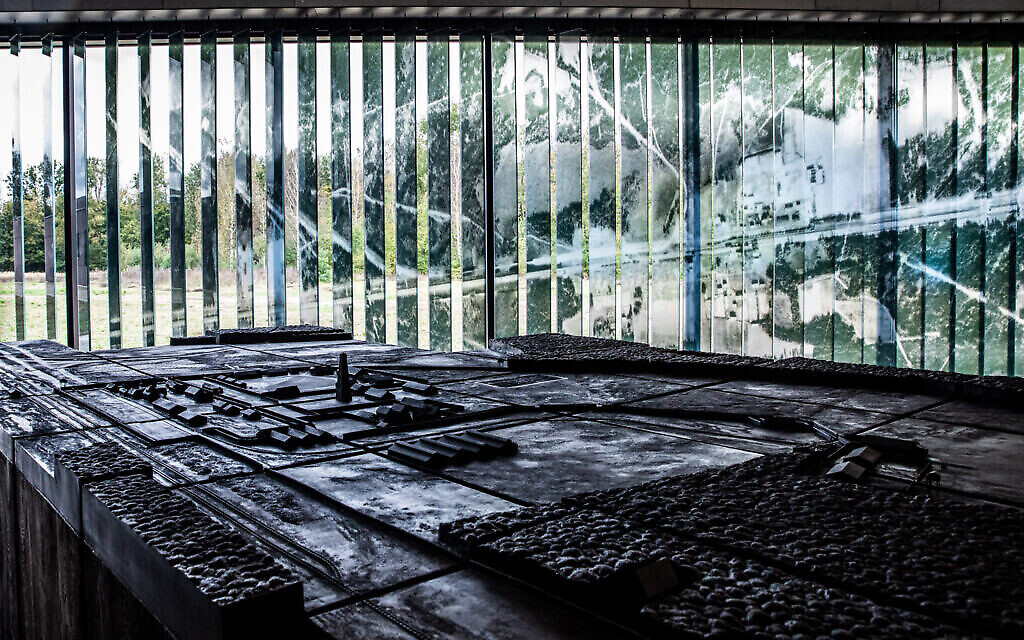 La maquette de Sobibor telle que le camp de la mort apparaissait pendant la Shoah, une maquette à découvrir au musée inauguré au mois d'octobre 2020. (Autorisation : Musée d'Etat de Majdanek)