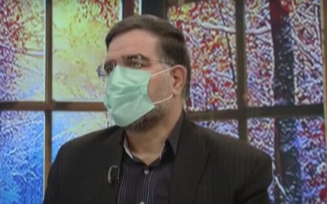 Le législateur iranien Ahmad Amirabadi Farahani lors d'une interview télévisée. (Capture d'écran YouTube)
