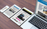 Les publications en ligne de 70 Faces Media. (Crédit ; Janice Hwang via JTA)