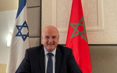 Le nouvel ambassadeur d'Israël au Maroc, David Govrin. (Crédit : Autorisation)