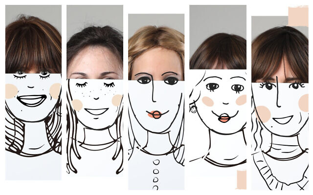 De gauche à droite : Leah Schapira, Esti Waldman, Victoria Dwek, Shaindy Menzer, et Renee Muller, les femmes à l'origine du site Between Carpools. (Crédit : ESTIphotography pour Between Carpools)