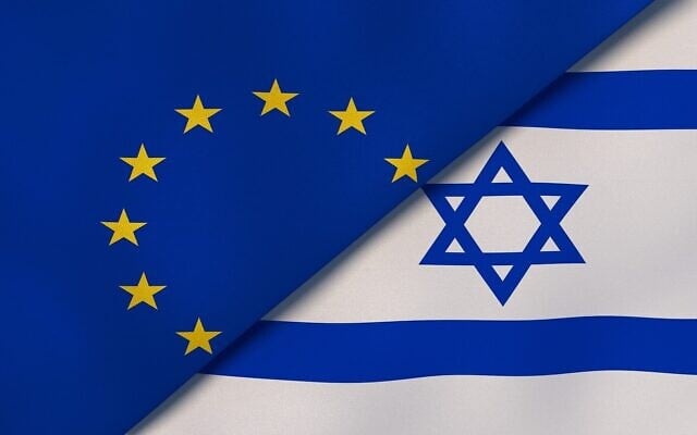 Image illustrative des drapeaux de l'Union européenne et d'Israël. (Maksym Kapliuk ; iStock par Getty Images) Image illustrative des drapeaux de l'Union européenne et d'Israël. (Maksym Kapliuk ; iStock par Getty Images)