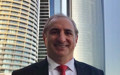 Eitan Naeh, à Abou Dhabi, le 24 janvier 2021. (Crédit : ministère des Affaires étrangères)
