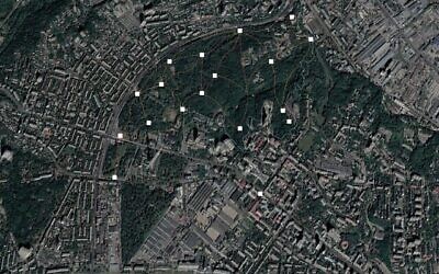 Plans du nouveau complexe commémoratif de Babi Yar à Kiev, en Ukraine. (Autorisation : BYHMC)