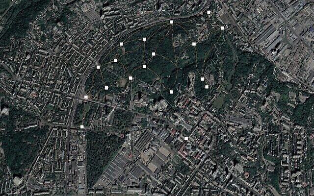 Plans du nouveau complexe commémoratif de Babi Yar à Kiev, en Ukraine. (Autorisation : BYHMC) Plans du nouveau complexe commémoratif de Babi Yar à Kiev, en Ukraine. (Autorisation : BYHMC)