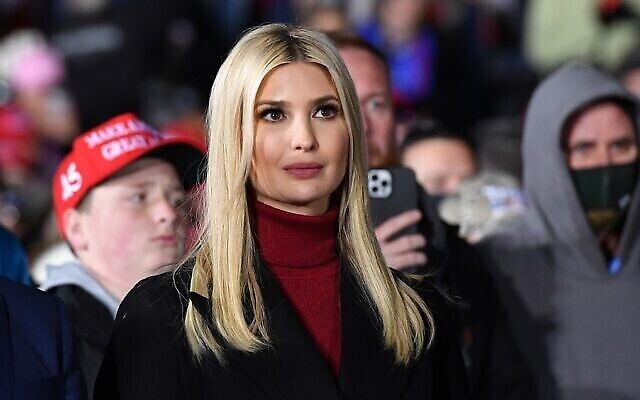 Ivanka Trump, lors d'un rassemblement électoral à Dalton, en Géorgie, le 4 janvier 2021. (Mandel Ngan / AFP) Ivanka Trump, lors d'un rassemblement électoral à Dalton, en Géorgie, le 4 janvier 2021. (Mandel Ngan / AFP)