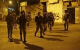 Des soldats de Tsahal lors d'un raid en Cisjordanie. (Armée israélienne)