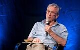 L'auteur israélien Amos Oz au Beit Avi Chai à Jérusalem. (Autorisation)