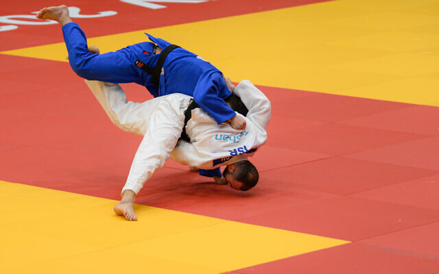 Illustration : Une épreuve de judo organisée à Tel-Aviv en 2020. (Crédit : Flash90)