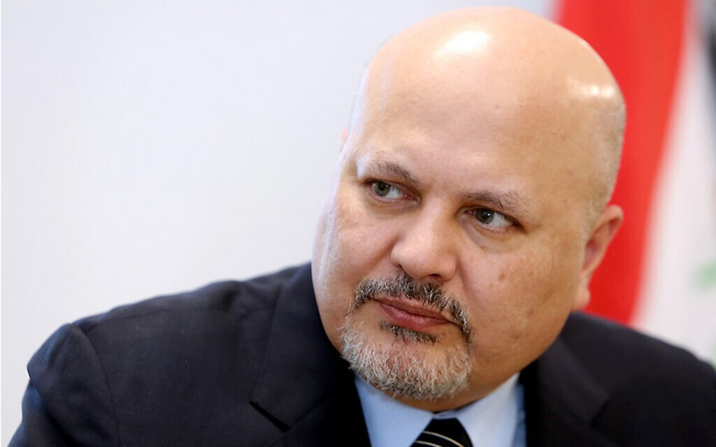 Le nouveau procureur de la CPI, Karim Khan, à Bagdad, le 27 juillet 2019. (Sabah Arar/AFP) Le nouveau procureur de la CPI, Karim Khan, à Bagdad, le 27 juillet 2019. (Sabah Arar/AFP)