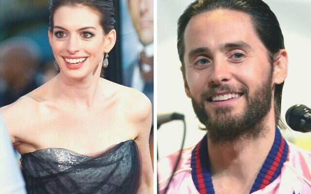 Anne Hathaway / Jared Leto. (Crédit : Wikimedia Commons)