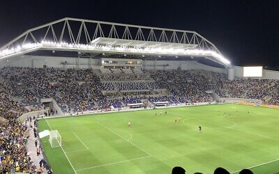 Le stade Bloomfield à Tel Aviv. (Crédit : Wikipédia / CC BY-SA 4.0)
