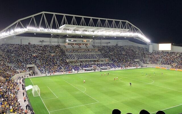 Le stade Bloomfield à Tel Aviv. (Crédit : Wikipédia / CC BY-SA 4.0)