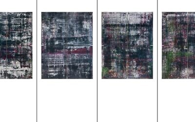 La série 'Birkenau' en quatre parties de l'artiste allemand  Gerhard Richter se base sur des photographies prises en 1944 et sorties du camp Auschwitz-Birkenau (Capture d'écran)