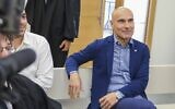 Efi Nave au tribunal de première instance de Lod, le 28 avril 2019. (Crédit : Flash90)