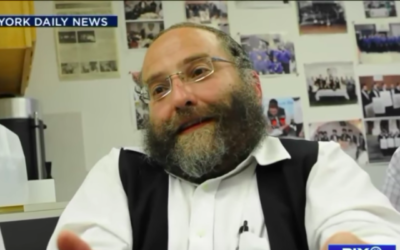 Jacob Daskal, le président de la Shomrim Brooklyn South Safety Patrol. (Crédit : Capture d'écran : New York Daily News)