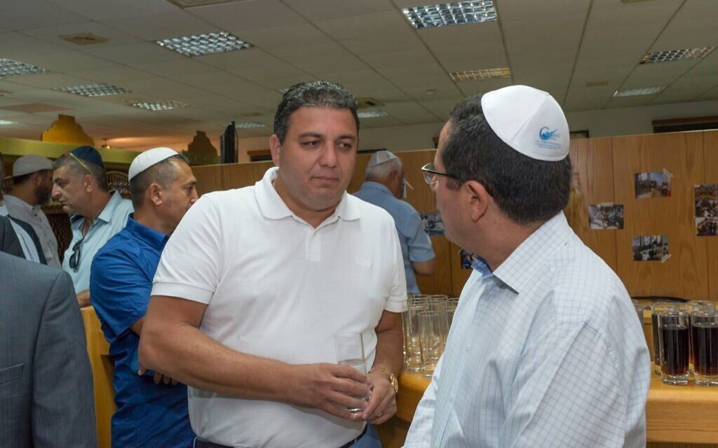 Pini Peter lors d'un événement 'Habad à Chypre. (Crédit : Facebook)