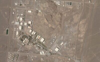 Cette photo satellite de Planet Labs Inc. montre l'installation nucléaire iranienne de Natanz, le 7 avril 2021. (Planet Labs Inc. via AP)