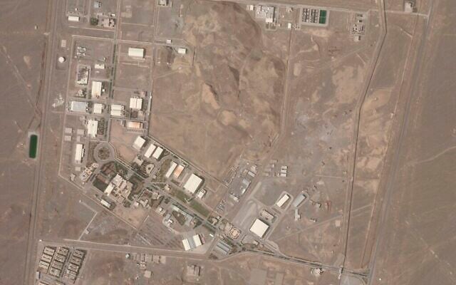 Cette photo satellite de Planet Labs Inc. montre l'installation nucléaire iranienne de Natanz, le 7 avril 2021. (Planet Labs Inc. via AP) Cette photo satellite de Planet Labs Inc. montre l'installation nucléaire iranienne de Natanz, le 7 avril 2021. (Planet Labs Inc. via AP)