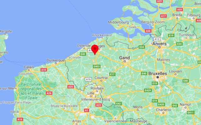 Zedelgem, en Belgique. (Crédit : Capture d’écran Google Maps)