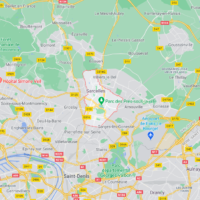 Sarcelles. (Crédit : Capture d'écran Google Maps)