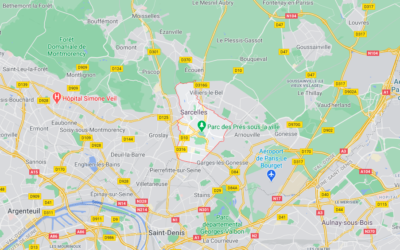 Sarcelles. (Crédit : capture d'écran Google Maps)