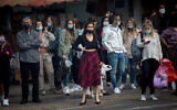 Une rue de Tel Aviv pendant la fête de Pessah, le 30 mars 2021. (Miriam Alster / FLASH90)Une rue de Tel Aviv pendant la fête de Pessah, le 30 mars 2021. (Miriam Alster / FLASH90)