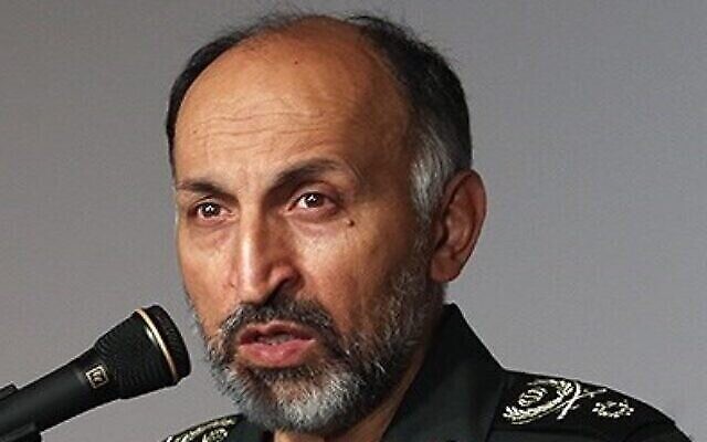 Le commandant adjoint iranien de la Force Qods du corps des Gardiens de la révolution islamique, Muhammad Hussein-Zada Hejazi. (Wikimedia Commons/CC BY 4.0)