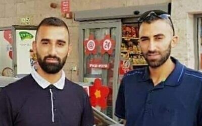 Les frères Salah Abu Hussein (à gauche) et Shafa Abu Hussein (à droite) ont été tués par balle à Tulkarem le 16 avril 2021. (Autorisation)