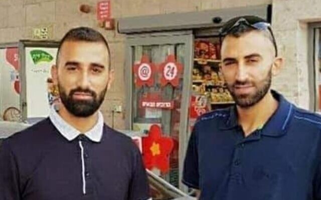 Les frères Salah Abu Hussein (à gauche) et Shafa Abu Hussein (à droite) ont été tués par balle à Tulkarem le 16 avril 2021. (Autorisation)