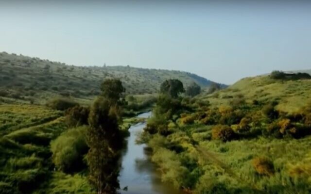 Rivière Jourdain. (Capture d'écran) Rivière Jourdain. (Capture d'écran)