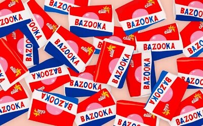 Les chewing-gums Bazooka. (Crédit :  Grace Yagel/ via JTA)