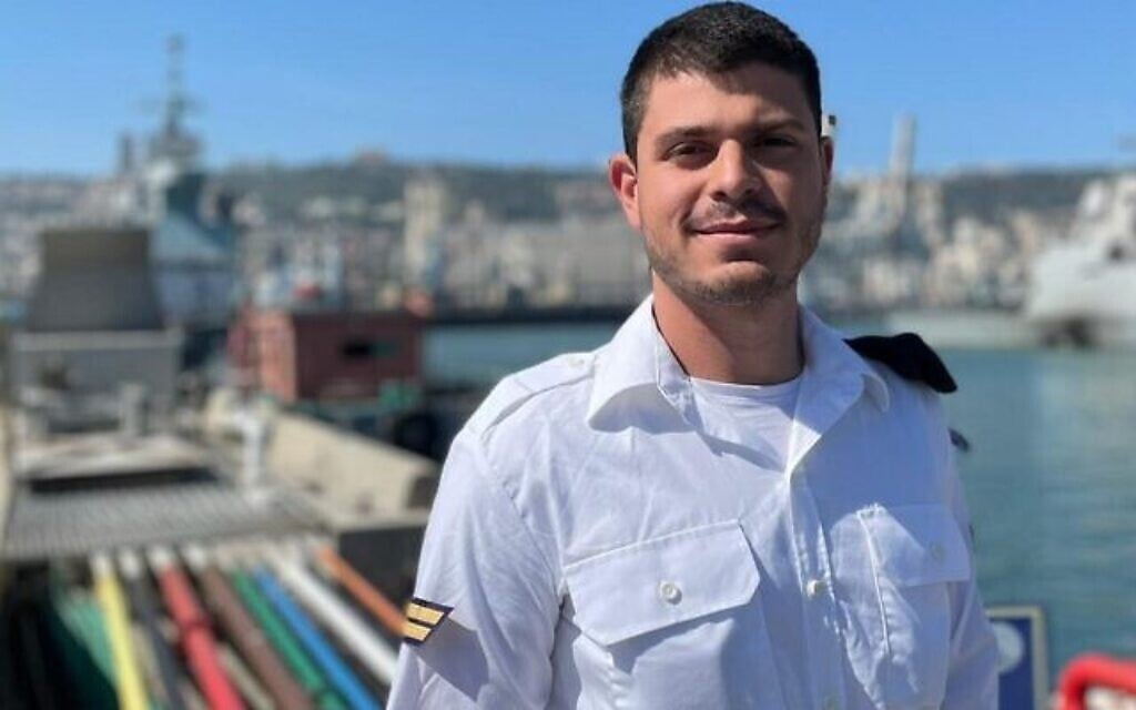 Thiago Benzecry  est dorénavant dans la marine israélienne. (Autorisation de Benzecry/ via JTA)