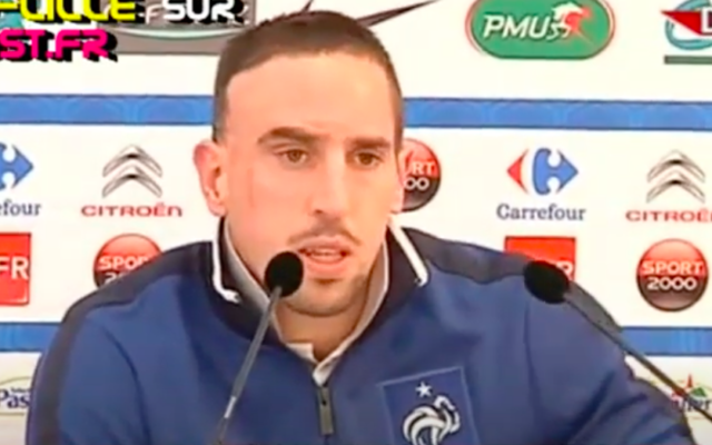 Franck Ribéry (Crédit : capture d'écran YouTube)