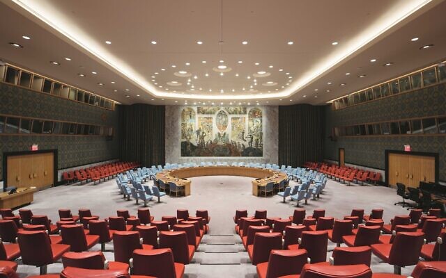 Le conseil de sécurité de l'ONU à New York. (Crédit : Mission de la Norvège à l'ONU/ Twitter)