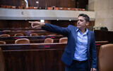 Le député Yamina Amichai Chikli, à la Knesset, le 5 avril 2021. (Crédit : Olivier Fitousi/Flash90)