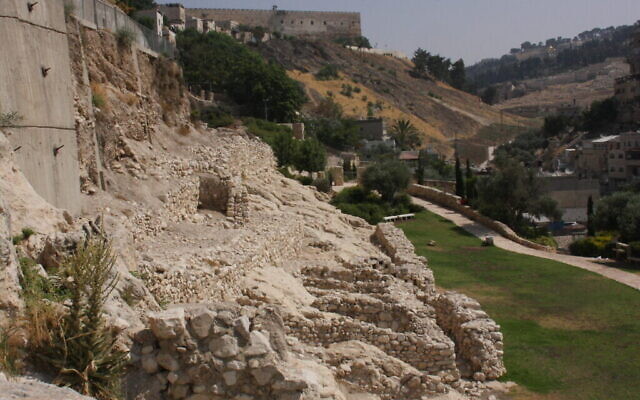 La cité de David à Jérusalem. (Crédit : Shmuel Bar-Am)