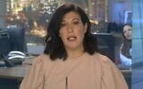 Shimrit Meir, analyste des affaires arabes. (Capture d'écran de la Douzième chaîne)
