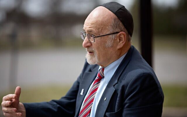 Le rabbin Reuven Bulka. (Crédit : Michelle Valberg/Machzikei Hadas via JTA)