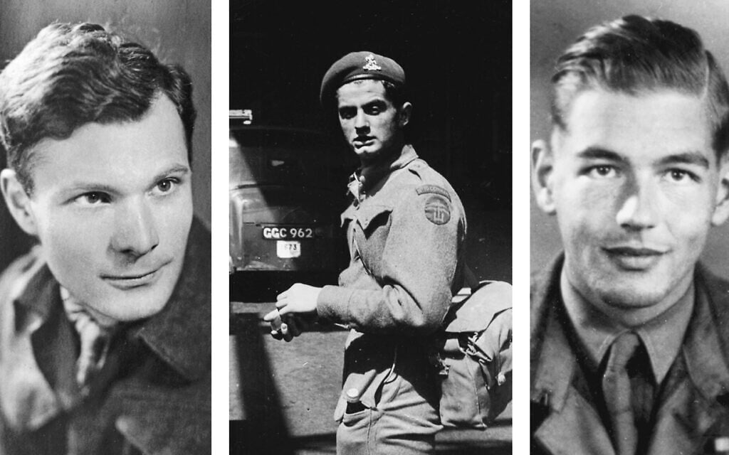 De gauche à droite : Manfred Gans (Crédit : USHMM) ; Peter Masters (Crédit : famille Anson) ; Colin Anson (Crédit : famille Anson)