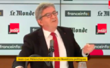 Jean-Luc Mélenchon dans l'émission "Questions politiques" (France Inter/Le Monde/Franceinfo), le 6 juin 2021. (Capture d’écran France Inter/Le Monde/Franceinfo)