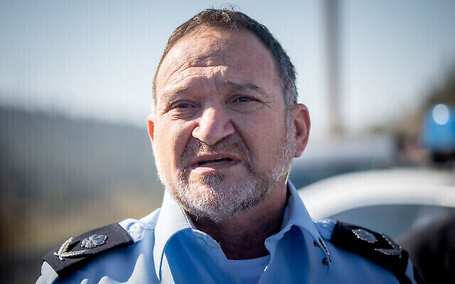 Le chef de la police israélienne Kobi Shabtai. (Crédit : Yonatan Sindel/Flash90) Le chef de la police israélienne Kobi Shabtai. (Crédit : Yonatan Sindel/Flash90)