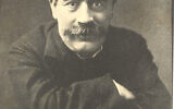 L'auteur Isaac Leib Peretz. (Crédit : Wikimedia)