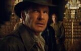 Harrison Ford dans Indiana Jones et le Royaume du crâne de cristal, 2008 (Crédit : capture d'écran vidéo)