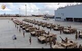 L'armée égyptienne a publié une vidéo de son exercice Qader 2, qui se déroule sur la base navale près de la frontière avec la Libye, le 3 juillet. (Capture d'écran YouTube)