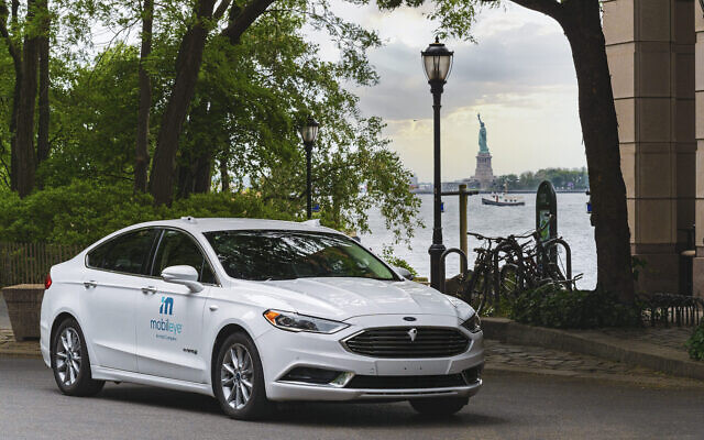 Une voiture Mobileye à New York City, en juillet 2021. (Autorisation)