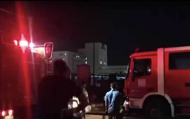 La scène de l'incendie meurtrier de Nassiriya (capture d'écran YouTube: France 24)
