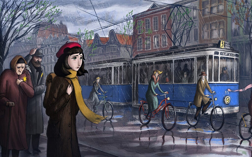 Une photo du film "Where is Anne Frank" du réalisateur Ari Folman. (Crédit : Purple Whale Films)